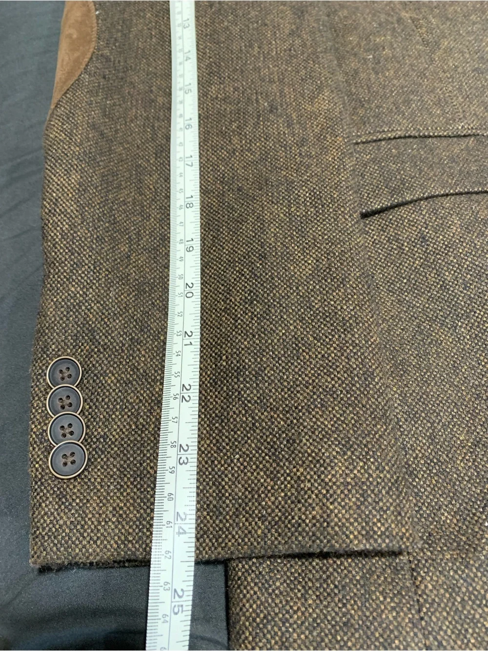 Tommy Hilfiger Brown Tweed Sport Coat - Wool Blend